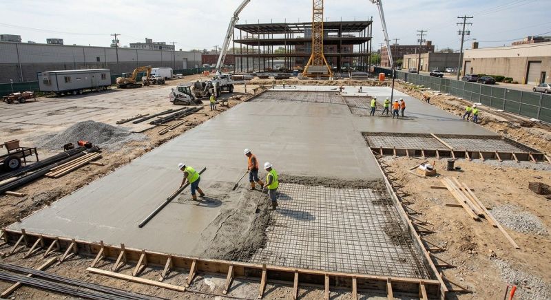 Commercial Slab Installation in Bellingham, WA